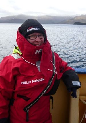 Veronika Meduna in Antarctica