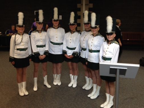 Burlington Majors - marching girls