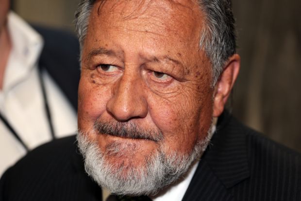 Pita Sharples retiring Maori party MP Photo RNZ