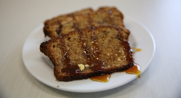 Gluten free coconut banana loaf