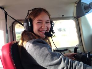 Rachel Dunkley after her first solo