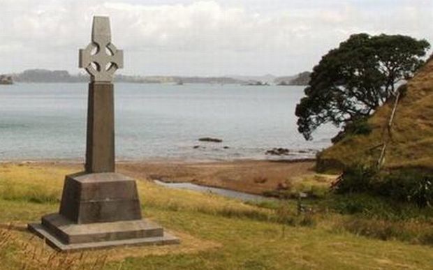 The Marsden Cross at Hohi Photo RNZ Lois Williams