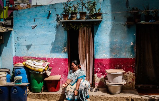 india slum