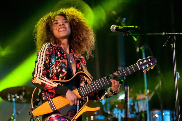 Flavia Coelho at WOMAD Photo Michael Flynn