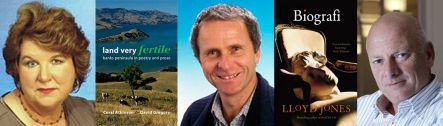 Writers block - author photos and book covers