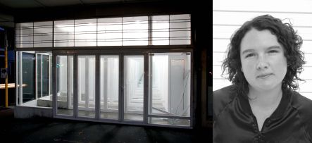 Something Transparent(please go round the back) 2009 by Fiona Connor