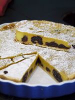 Prune clafoutis